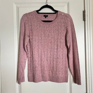 NWOT Tablot Pink Sweater with Black Specks